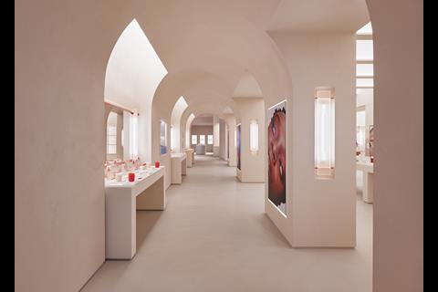 Glossier New York store interior